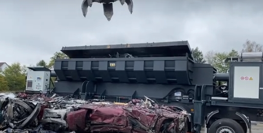 GPS M6DA: double compaction baler/logger for scrap and car bodies